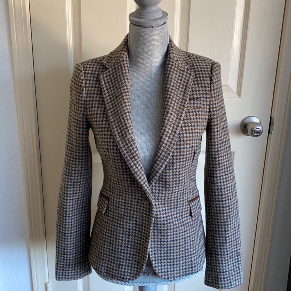 Zara Tweed Blazer w/ Elbow Patches